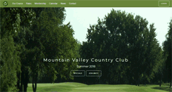 Desktop Screenshot of mountainvalleycc.com